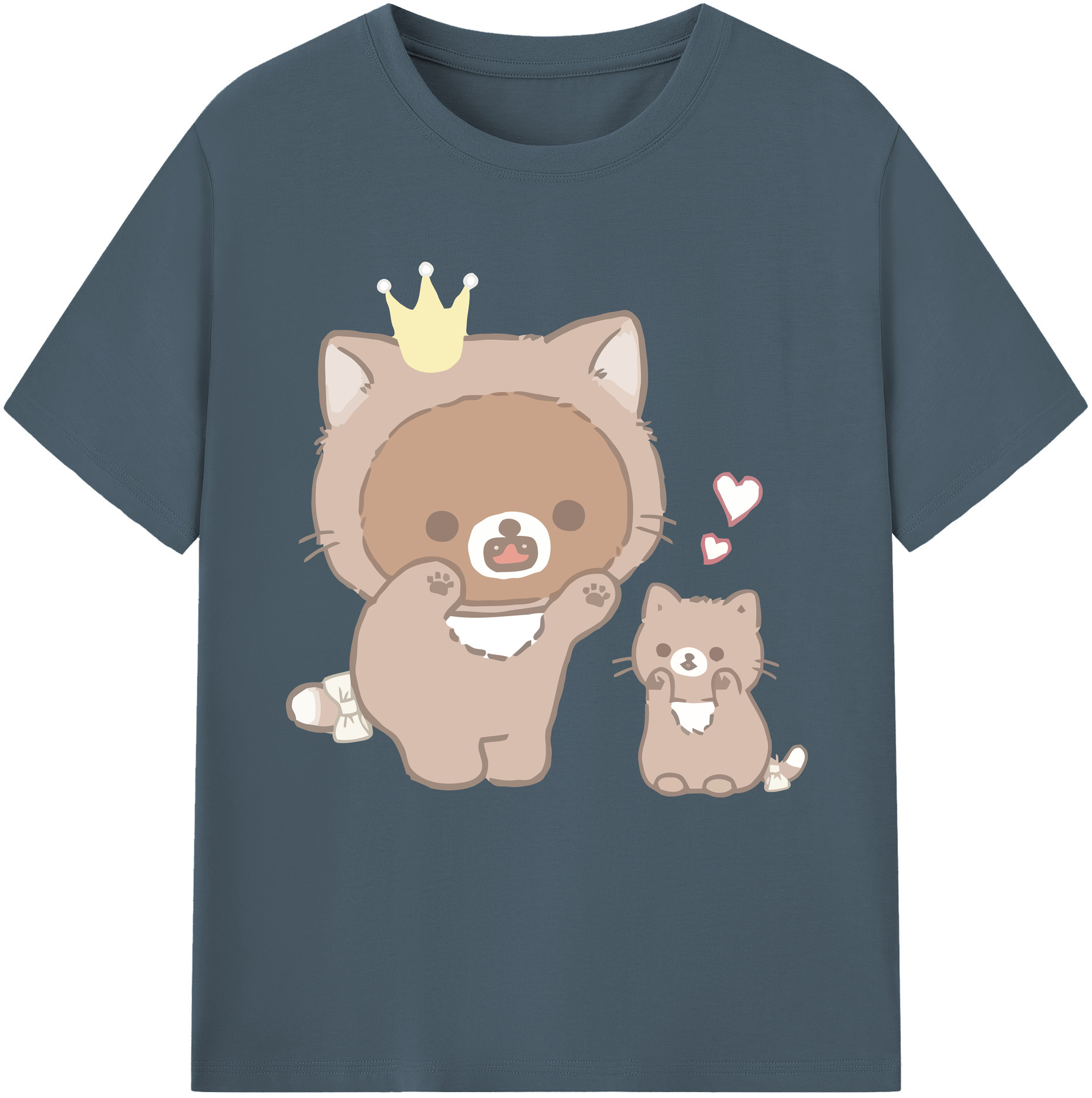 （画像用） リラックマ リラックマ キイロイトリ Rilakkuma Korilakkuma Kiiroitori 綿100％半袖Tシャツ（フロントプリント）